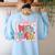 Math Coach Back To School Math Teacher Women's Sweatshirt Back Print Light Blue Math Coach Back To School Math Teacher Women's Sweatshirt Back Print Light Blue
