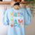 Math Is My Jam School Mathematics Women Men Math Teacher Women's Sweatshirt Back Print Light Blue