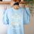Do Math Not Magic Math Teacher Back To School Women's Sweatshirt Back Print Light Blue Do Math Not Magic Math Teacher Back To School Women's Sweatshirt Back Print Light Blue