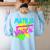 Math Is Radical Retro 80s Vintage Algebra Teacher Women's Sweatshirt Back Print Light Blue Math Is Radical Retro 80s Vintage Algebra Teacher Women's Sweatshirt Back Print Light Blue