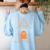 Math Statistics Normal Paranormal Distribution Teacher Women's Sweatshirt Back Print Light Blue Math Statistics Normal Paranormal Distribution Teacher Women's Sweatshirt Back Print Light Blue