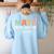 Math The Only Subject That Counts Cute Teacher Educator Women's Sweatshirt Back Print Light Blue Math The Only Subject That Counts Cute Teacher Educator Women's Sweatshirt Back Print Light Blue