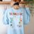 Math Teacher Christmas 12 Days Of Teaching Math Christmas Women's Sweatshirt Back Print Light Blue Math Teacher Christmas 12 Days Of Teaching Math Christmas Women's Sweatshirt Back Print Light Blue
