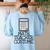Math Teacher Costume Tshirt Halloween High School Calculator Women's Sweatshirt Back Print Light Blue Math Teacher Costume Tshirt Halloween High School Calculator Women's Sweatshirt Back Print Light Blue
