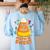 Math Teacher Halloween Costume Trick Or Treat Math Sweet Women's Sweatshirt Back Print Light Blue Math Teacher Halloween Costume Trick Or Treat Math Sweet Women's Sweatshirt Back Print Light Blue