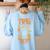 Math Teacher Nerd Student Halloween Trig Or Treat Women's Sweatshirt Back Print Light Blue Math Teacher Nerd Student Halloween Trig Or Treat Women's Sweatshirt Back Print Light Blue