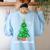 Math Teacher Polygon Christmas Tree Geometry Merry Christmas Women's Sweatshirt Back Print Light Blue Math Teacher Polygon Christmas Tree Geometry Merry Christmas Women's Sweatshirt Back Print Light Blue