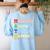 Math Teacher Math Student Mathematics Women's Sweatshirt Back Print Light Blue Math Teacher Math Student Mathematics Women's Sweatshirt Back Print Light Blue