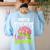 Math Teachers Love Brains Zombie Teacher School Halloween Women's Sweatshirt Back Print Light Blue Math Teachers Love Brains Zombie Teacher School Halloween Women's Sweatshirt Back Print Light Blue