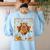 Math Turkey Teacher Thanksgiving Geometric Pi Equation Women's Sweatshirt Back Print Light Blue Math Turkey Teacher Thanksgiving Geometric Pi Equation Women's Sweatshirt Back Print Light Blue