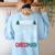 Merry Christmath – Math Christmas For Math Teacher For Men Women Kids Women's Sweatshirt Back Print Light Blue Merry Christmath – Math Christmas For Math Teacher For Men Women Kids Women's Sweatshirt Back Print Light Blue