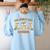 All Minds Are Bootiful Special Education Teacher Halloween Women's Sweatshirt Back Print Light Blue