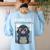 Mole Chemistry Chemist Student Science Teacher Women's Sweatshirt Back Print Light Blue Mole Chemistry Chemist Student Science Teacher Women's Sweatshirt Back Print Light Blue
