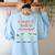 Montessori Creepin' It Real HALLOWEEN School Teacher Shirt Women's Sweatshirt Back Print Light Blue Montessori Creepin' It Real HALLOWEEN School Teacher Shirt Women's Sweatshirt Back Print Light Blue
