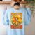 Montessori School Montessori Teacher Peace Love Montessori For Men Women Women's Sweatshirt Back Print Light Blue Montessori School Montessori Teacher Peace Love Montessori For Men Women Women's Sweatshirt Back Print Light Blue