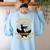 Montessori Teachers Love Brains Halloween Novelty Men Women Women's Sweatshirt Back Print Light Blue Montessori Teachers Love Brains Halloween Novelty Men Women Women's Sweatshirt Back Print Light Blue