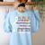 Music Teacher Kid National Hispanic Heritage Month Women's Sweatshirt Back Print Light Blue Music Teacher Kid National Hispanic Heritage Month Women's Sweatshirt Back Print Light Blue