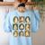 Music Teacher Orchestra Spooky Halloween Ghost Band Women's Sweatshirt Back Print Light Blue
