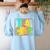 Neon Retro Teacher Cute Teacher Team New Teacher Back To Sch Women's Sweatshirt Back Print Light Blue Neon Retro Teacher Cute Teacher Team New Teacher Back To Sch Women's Sweatshirt Back Print Light Blue