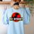 Nerdy No Internet Dinosaur Computer Science Teacher Women's Sweatshirt Back Print Light Blue Nerdy No Internet Dinosaur Computer Science Teacher Women's Sweatshirt Back Print Light Blue