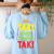 No Taki When Teacher Taki Education Classroom Teacher Women's Sweatshirt Back Print Light Blue No Taki When Teacher Taki Education Classroom Teacher Women's Sweatshirt Back Print Light Blue