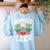 Nopales De Leer Bilingual Teacher Maestra Spanish Teacher Women's Sweatshirt Back Print Light Blue Nopales De Leer Bilingual Teacher Maestra Spanish Teacher Women's Sweatshirt Back Print Light Blue