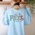 Oh The Places We Will Go Reading Day Book Lovers Teachers Women's Sweatshirt Back Print Light Blue Oh The Places We Will Go Reading Day Book Lovers Teachers Women's Sweatshirt Back Print Light Blue