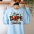 One Dope Teacher Women's Sweatshirt Back Print Light Blue One Dope Teacher Women's Sweatshirt Back Print Light Blue
