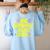One Hundred Days Later 100th Day Of School Teacher Student Women's Sweatshirt Back Print Light Blue One Hundred Days Later 100th Day Of School Teacher Student Women's Sweatshirt Back Print Light Blue