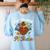 One Thankful PE Teacher Turkey Thanksgiving -Adults & Kids Classic Fit Polyester 100 Short Sleeve Women's Sweatshirt Back Print Light Blue One Thankful PE Teacher Turkey Thanksgiving -Adults & Kids Classic Fit Polyester 100 Short Sleeve Women's Sweatshirt Back Print Light Blue