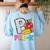 P Is For Pre-K Teacher Pencil Apple Back To School Women's Sweatshirt Back Print Light Blue P Is For Pre-K Teacher Pencil Apple Back To School Women's Sweatshirt Back Print Light Blue