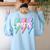 Para Squad Paraprofessional Teacher Lightning Bolt Women's Sweatshirt Back Print Light Blue Para Squad Paraprofessional Teacher Lightning Bolt Women's Sweatshirt Back Print Light Blue
