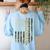Patriotic Teacher American Flag Camouflage 4th Of July Camo Women's Sweatshirt Back Print Light Blue