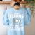 PE Teacher Art For Men Women Gym Teacher Physical Education Women's Sweatshirt Back Print Light Blue PE Teacher Art For Men Women Gym Teacher Physical Education Women's Sweatshirt Back Print Light Blue