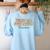 PE Teacher Back To School Physical Education Teacher Women's Sweatshirt Back Print Light Blue PE Teacher Back To School Physical Education Teacher Women's Sweatshirt Back Print Light Blue