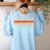 PE TEACHER Job Title Profession Birthday Worker Idea Women's Sweatshirt Back Print Light Blue