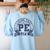 PE Teacher Living That PE Life Physical Education Teacher Women's Sweatshirt Back Print Light Blue PE Teacher Living That PE Life Physical Education Teacher Women's Sweatshirt Back Print Light Blue