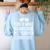 PE Teacher Sunglasses What Awesome Looks Like Women's Sweatshirt Back Print Light Blue
