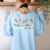 Peace Love Inclusion Sped Squad Special-Ed Teacher Daycare Women's Sweatshirt Back Print Light Blue Peace Love Inclusion Sped Squad Special-Ed Teacher Daycare Women's Sweatshirt Back Print Light Blue