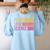 Peace Love Science Lovers Math Chemistry Teacher Women's Sweatshirt Back Print Light Blue Peace Love Science Lovers Math Chemistry Teacher Women's Sweatshirt Back Print Light Blue