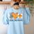 Peace Love Visuals Sped Teacher Pumpkin Skeleton Halloween Women's Sweatshirt Back Print Light Blue Peace Love Visuals Sped Teacher Pumpkin Skeleton Halloween Women's Sweatshirt Back Print Light Blue