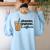 Phonemes Graphemes And Caffeine Coffee Teacher Appreciation Women's Sweatshirt Back Print Light Blue Phonemes Graphemes And Caffeine Coffee Teacher Appreciation Women's Sweatshirt Back Print Light Blue