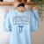 Physical Education PE Teacher PHYS Ed Student Graduation Women's Sweatshirt Back Print Light Blue Physical Education PE Teacher PHYS Ed Student Graduation Women's Sweatshirt Back Print Light Blue