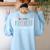 Physical Education PE Teacher Phys Ed Student Graduation Women's Sweatshirt Back Print Light Blue Physical Education PE Teacher Phys Ed Student Graduation Women's Sweatshirt Back Print Light Blue