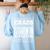 Physical Education s For Pe Teachers And Students Women's Sweatshirt Back Print Light Blue Physical Education s For Pe Teachers And Students Women's Sweatshirt Back Print Light Blue