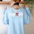 Pi Day Inspire 314 Symbol Math Teacher Science Mathematics Women's Sweatshirt Back Print Light Blue