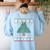 Pi Tree Christmas Math Teacher Ugly Sweater Men Women Kids Women's Sweatshirt Back Print Light Blue Pi Tree Christmas Math Teacher Ugly Sweater Men Women Kids Women's Sweatshirt Back Print Light Blue