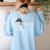Pirate Pi Math Pie Halloween Costume Teacher Men Women Women's Sweatshirt Back Print Light Blue Pirate Pi Math Pie Halloween Costume Teacher Men Women Women's Sweatshirt Back Print Light Blue
