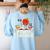 Pirate Teacher Men Women Kids Women's Sweatshirt Back Print Light Blue Pirate Teacher Men Women Kids Women's Sweatshirt Back Print Light Blue