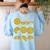 Pizza Salami Cheese Quick Math Fractions Math Teachers For Men Women Girls Kids Women's Sweatshirt Back Print Light Blue Pizza Salami Cheese Quick Math Fractions Math Teachers For Men Women Girls Kids Women's Sweatshirt Back Print Light Blue